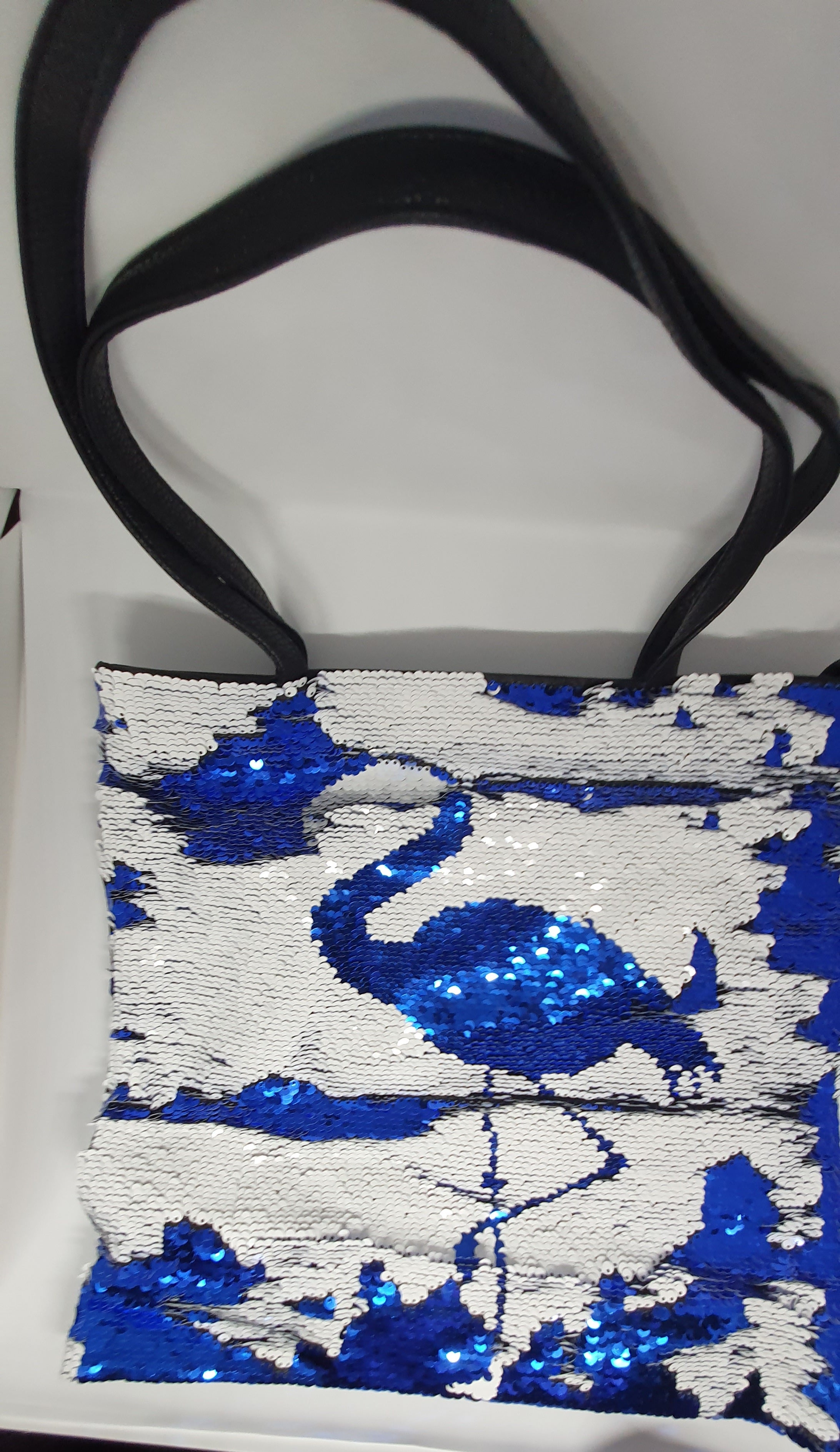 Reversible Sequins Bag with Flamingo design (with zip)