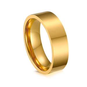 Vnox Personalize His and Hers Wedding Ring Gold Color Engagement Rings for Women and Men Jewelry