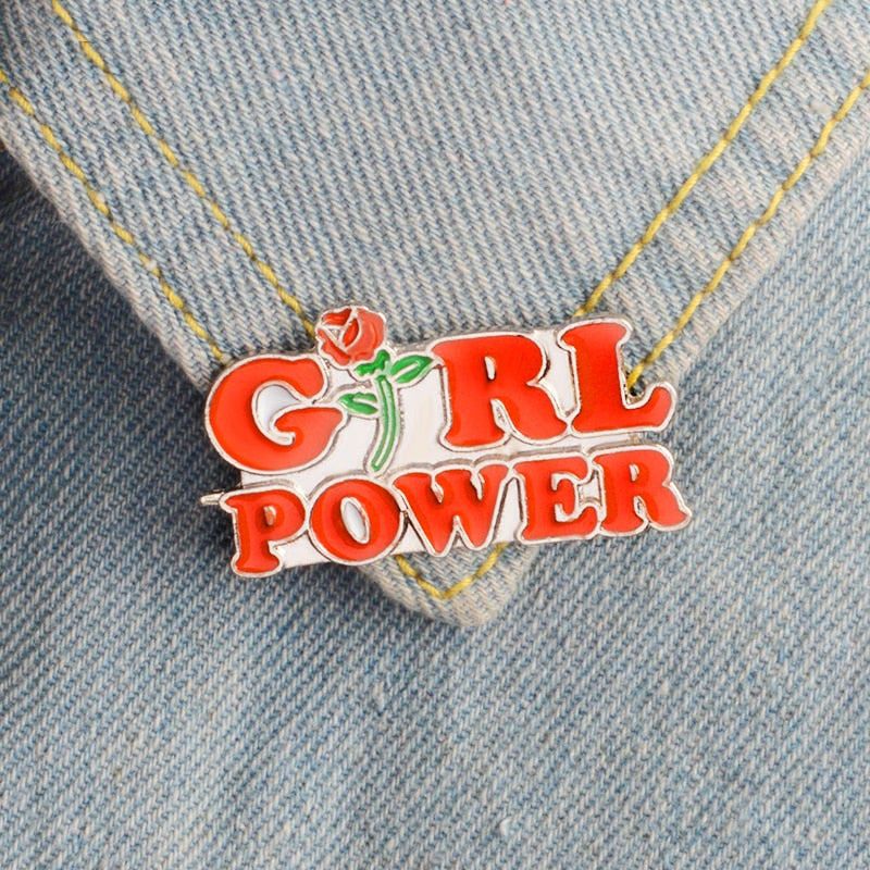 Car Heart Girl Power Wine glass Brooch Soft Enamel Pin Cartoon Funny Brooch Collection Metal Lapel Pin Badge Collar Brooch Gift