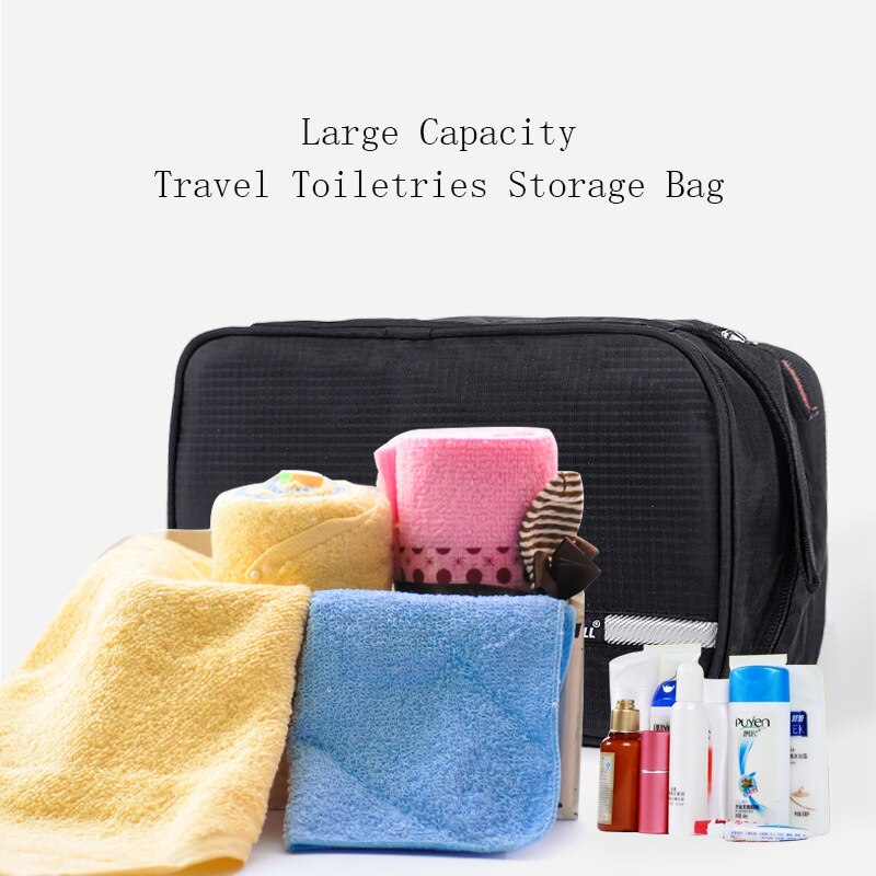 Men Toiletry Bag Travel Hook Cosmetic Bag Green Make Up Pouch Toiletries Beauty Organizer Bathroom Neceser Makeup Storage Bag