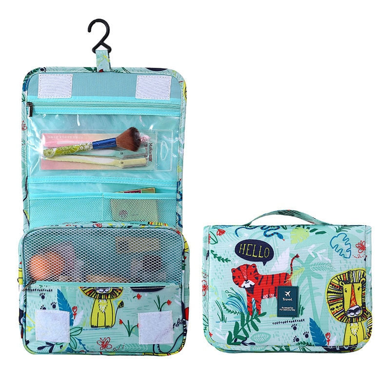 Women Men Travel Hanging Wash Bag Cosmetic Cases Make Up Pouch Beauty Vanity Necessarie Toiletry Makeup Storage Bag Organizer