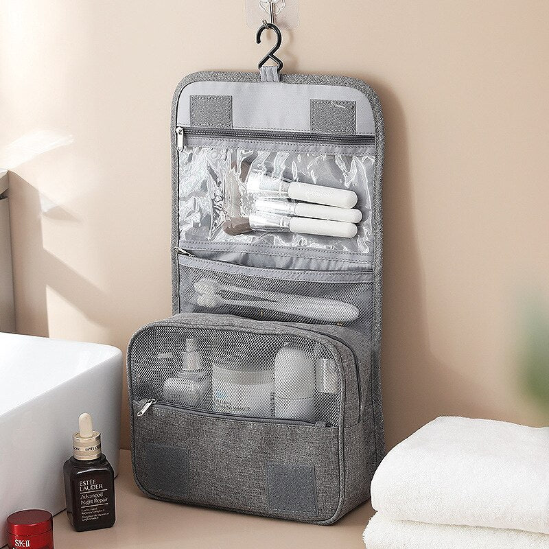 Portable Hook Cosmetic Bags Make Up Women's Travel Toiletries Storage Beauty Bathroom Wash Supplies Organizer Pouch Accessories