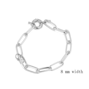 JUWANG 2020 New Simplicity Chain Bracelets For Women Men Handmade DIY O-link Link Bracelet Fashion Jewelry For Party Decoration