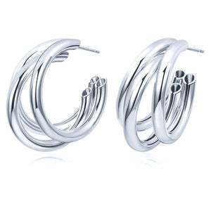 Golden Big hoop Earrings Korean Geometry Metal Gold Earrings For women Female Retro Drop Earrings 2021 Trend Fashion Jewelry