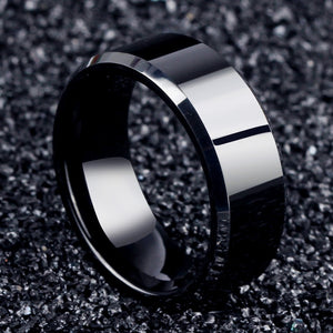 MOREDEAR 2021 Fashion Charm Jewelry ring men stainless steel Black Rings For Women
