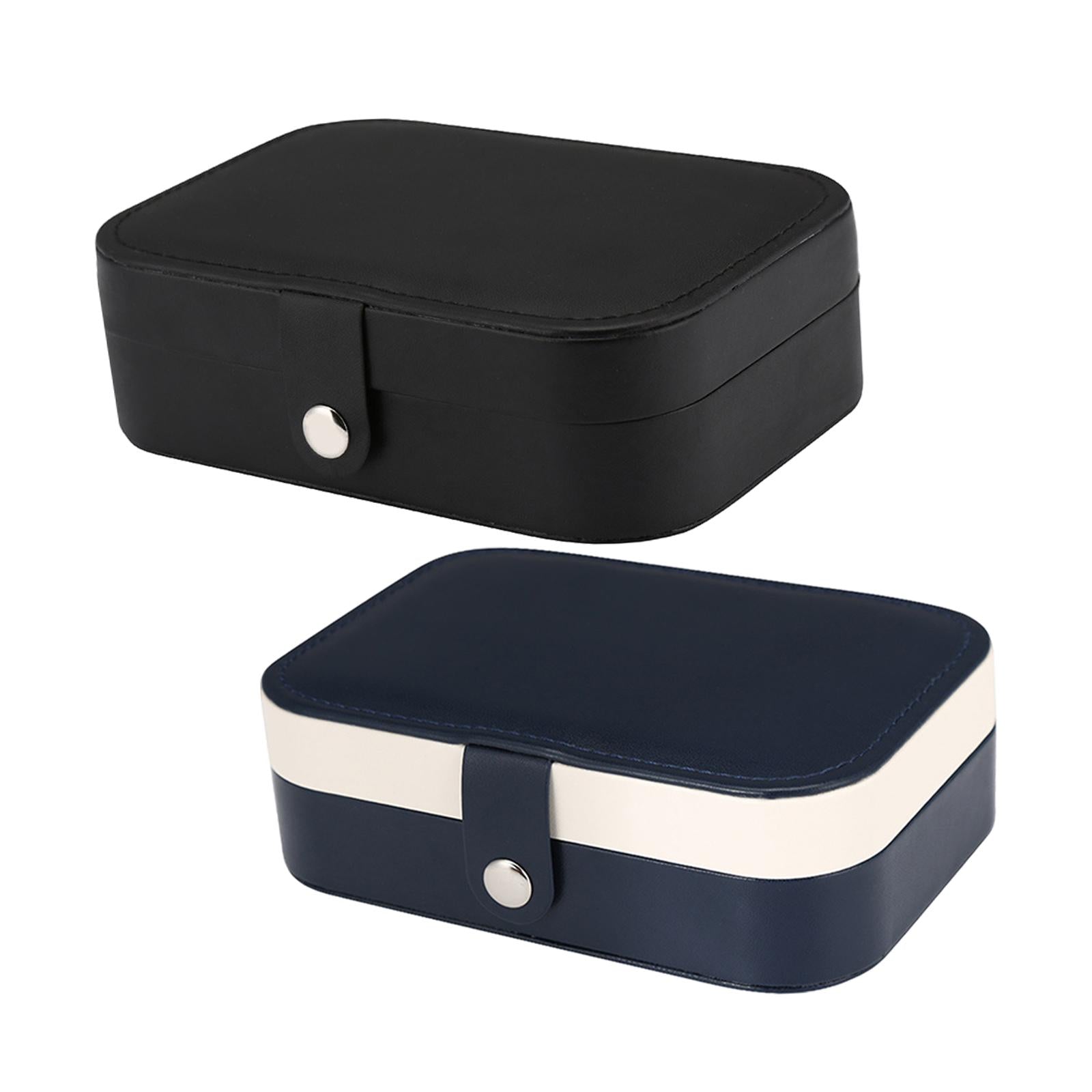 Jewelry Box Waterproof with Lock Portable Large Organiser Holder Showcase for Rings Watches Bracelets Travel Accessories Gift