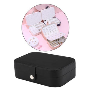 Jewelry Box Waterproof with Lock Portable Large Organiser Holder Showcase for Rings Watches Bracelets Travel Accessories Gift